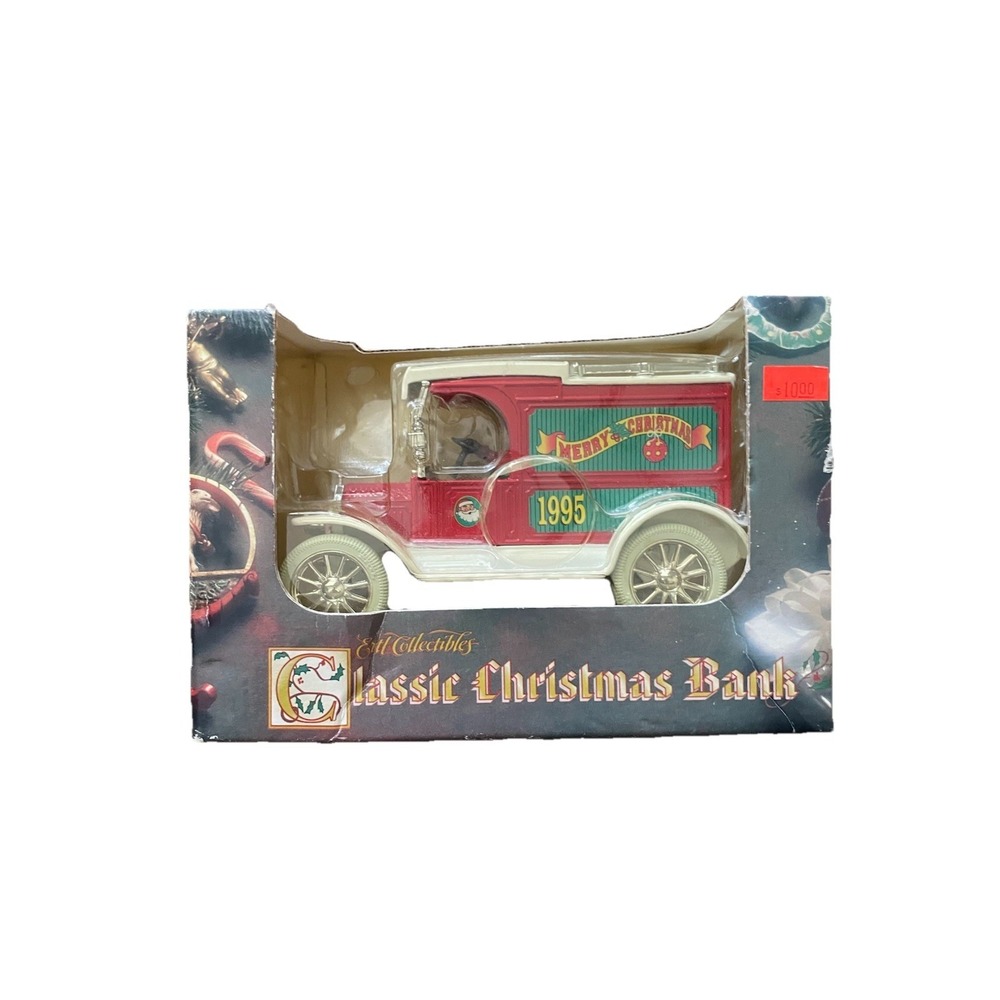 Ertl 1913 Model T Classic Christmas Bank Vintage 1995 1/24 Scale In Original box